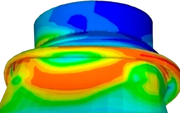 Advanced mechanical simulation workflows with material models and shock wave interaction